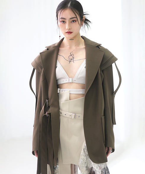 Layered Tie Skirt